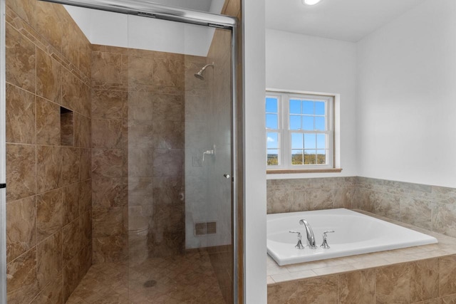 580 S Stone Ridge Dr, Lake Geneva, WI 53147 - full bath featuring a garden tub and a stall shower