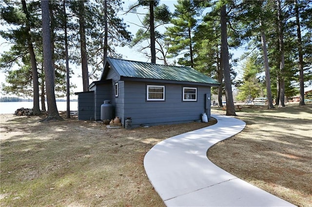 2097 Sunnyside Rd, Danbury, WI 54830 - view of side of property with metal roof