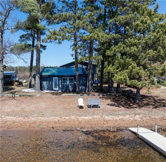 2097 Sunnyside Rd, Danbury, WI 54830 - view of front of house featuring a boat dock