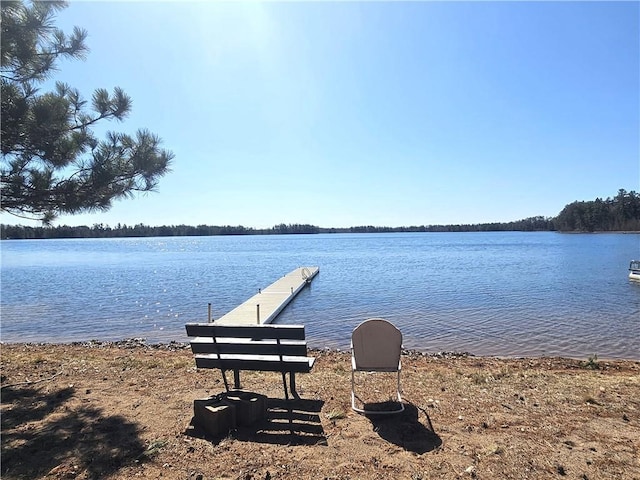 2097 Sunnyside Rd, Danbury, WI 54830 - dock area featuring a water view