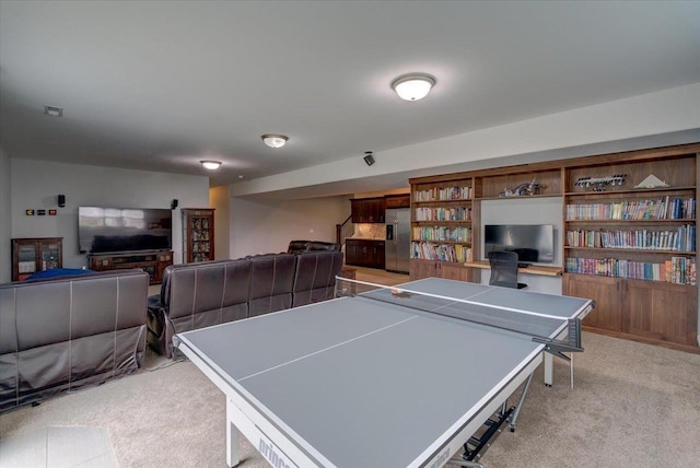 824 Richard Way, Waunakee, WI 53597 - recreation room featuring light carpet
