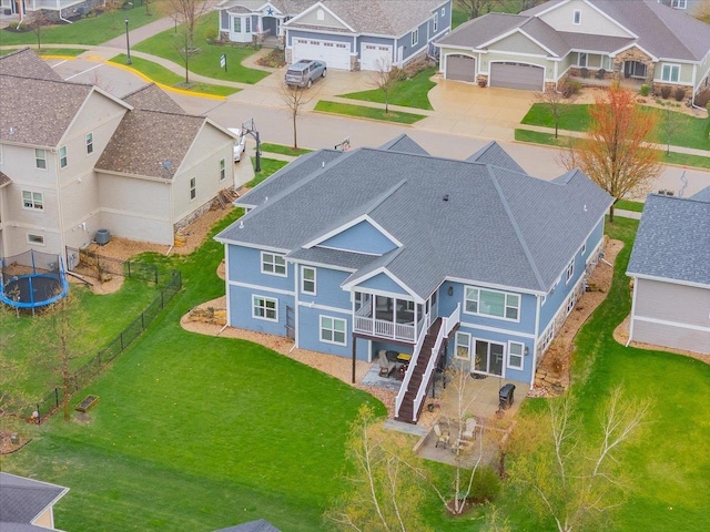 824 Richard Way, Waunakee, WI 53597 - aerial perspective of suburban area