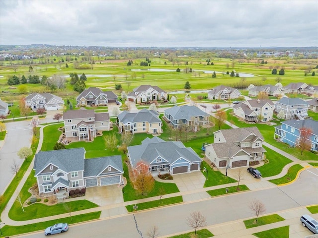 824 Richard Way, Waunakee, WI 53597 - aerial perspective of suburban area with a golf club and a large body of water