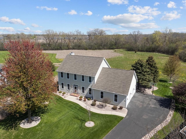 aerial view of property and surrounding area