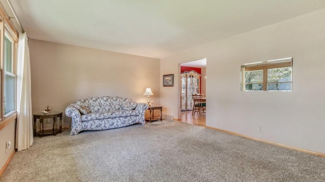 3710 Mcelroy St, Eau Claire, WI 54701 - carpeted living area with baseboards