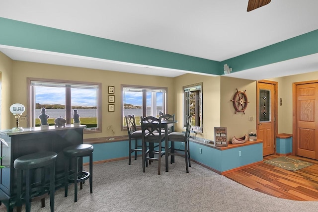 W11055 Eagle Dr, Lodi, WI 53555 - carpeted dining space featuring baseboards