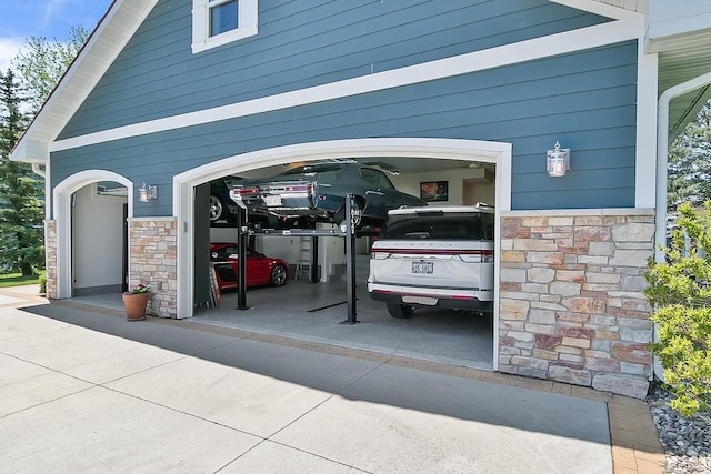 W11055 Eagle Dr, Lodi, WI 53555 - view of garage