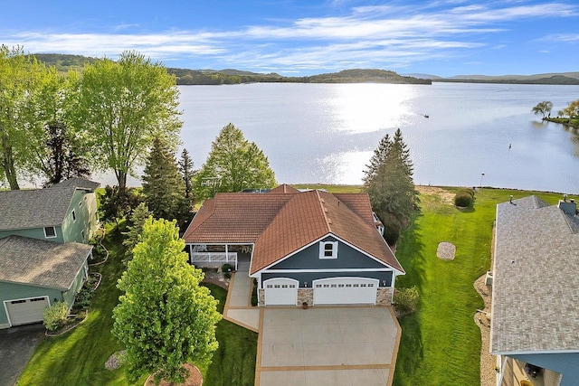W11055 Eagle Dr, Lodi, WI 53555 - view of subject property with a nearby body of water
