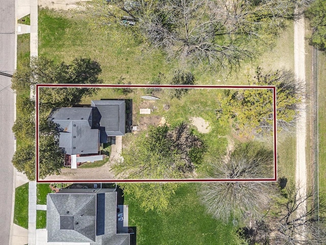 332 La Valle St, Reedsburg, WI 53959 - aerial view of property and surrounding area featuring property parcel outlined