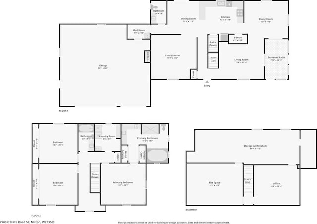 7938 E Hwy 59, Milton, WI 53563 - home floor plan