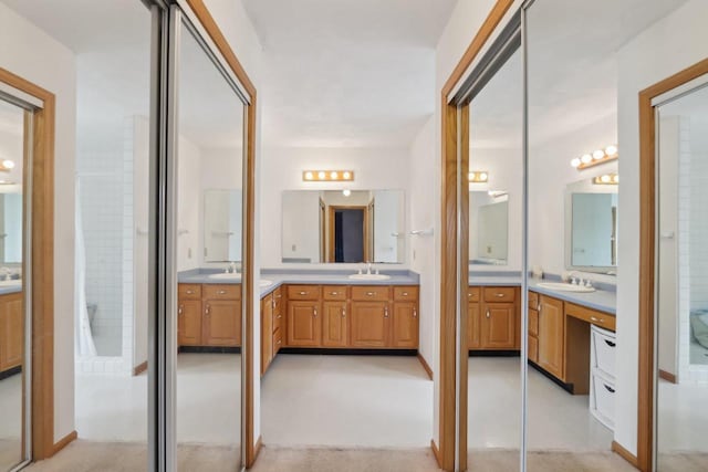7938 E Hwy 59, Milton, WI 53563 - bathroom with two vanities