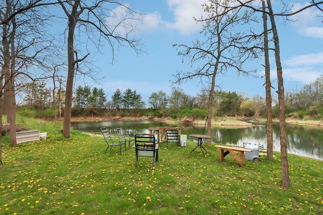 7938 E Hwy 59, Milton, WI 53563 - view of home's community with a water view and a lawn