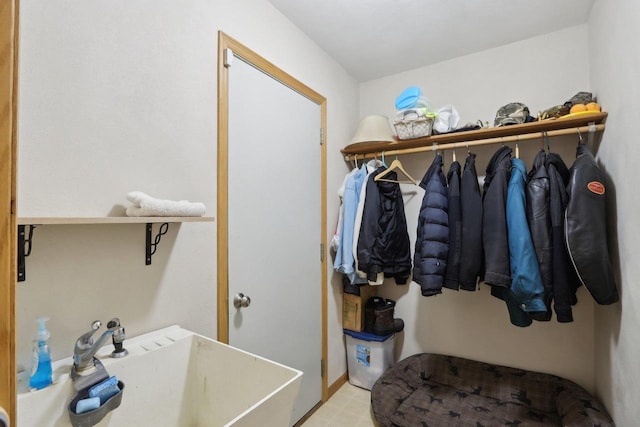 7938 E Hwy 59, Milton, WI 53563 - walk in closet featuring a sink