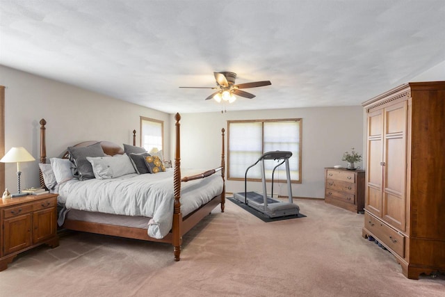 37 Pheasant Ct, Appleton, WI 54915 - bedroom featuring light carpet and ceiling fan