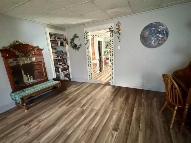 180 N Wisconsin St, Berlin, WI 54923 - dining room featuring wood finished floors and a drop ceiling