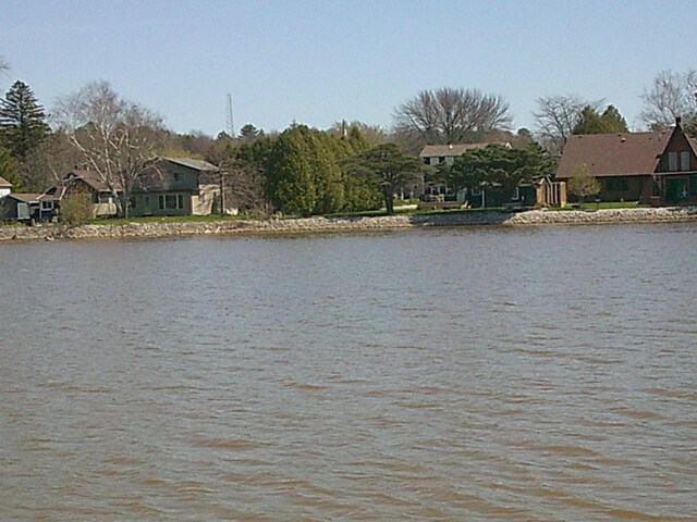 2309 Jefferson St, Two Rivers, WI 54241 - water view featuring nearby suburban area