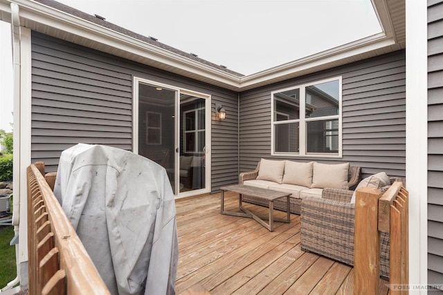 222 Blooming Leaf Way, Verona, WI 53593 - deck with an outdoor living space