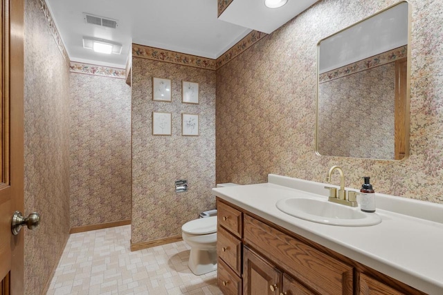 2108 Lawrence Dr, De Pere, WI 54115 - bathroom featuring toilet and vanity