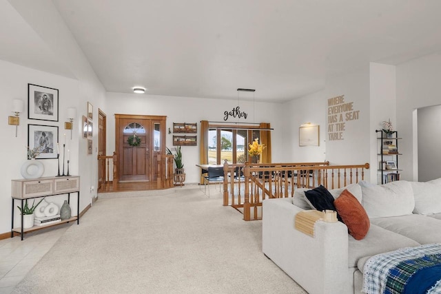 2108 Lawrence Dr, De Pere, WI 54115 - living area with baseboards and light carpet