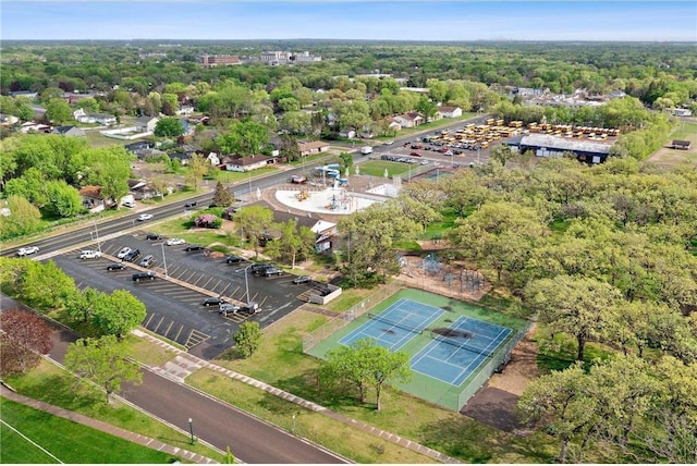 drone / aerial view