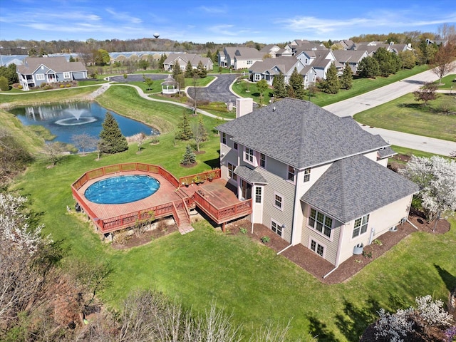 N109W14760 Preserve Pkwy, Germantown, WI 53022 - aerial view of residential area featuring a large body of water