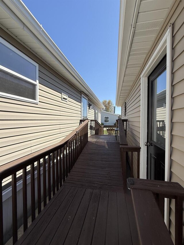 33150 Donna Dr Unit 14, Prairie Du Chien, WI 53821 - view of deck