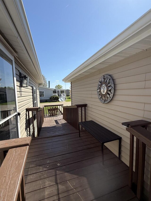 33150 Donna Dr Unit 14, Prairie Du Chien, WI 53821 - view of deck