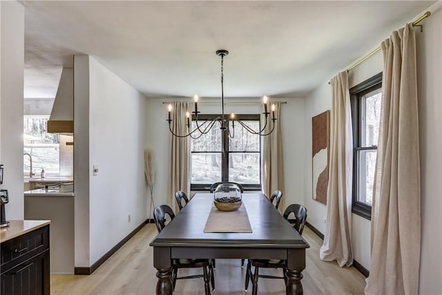 E1924 Kirk Ct, Eau Claire, WI 54701 - dining area with light wood-style floors, plenty of natural light, and baseboards