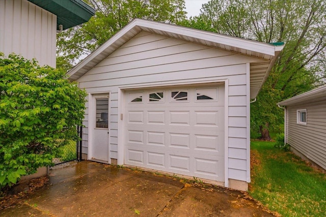 49 Schenk St, Madison, WI 53714 - view of detached garage