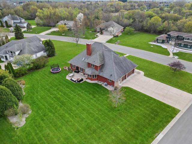 135 Emerald Dr, Mount Pleasant, WI 53406 - aerial perspective of suburban area