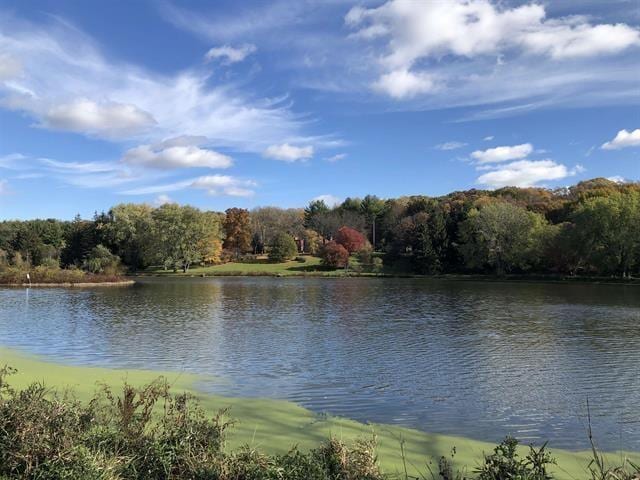 5140 N Kennedy Rd, Milton, WI 53563 - water view featuring a heavily wooded area