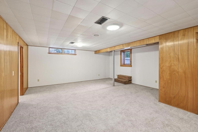 6013 Gateway Grn, Monona, WI 53716 - below grade area with carpet floors and wooden walls