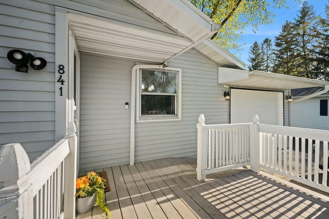 841 Legion Dr, Twin Lakes, WI 53181 - view of deck