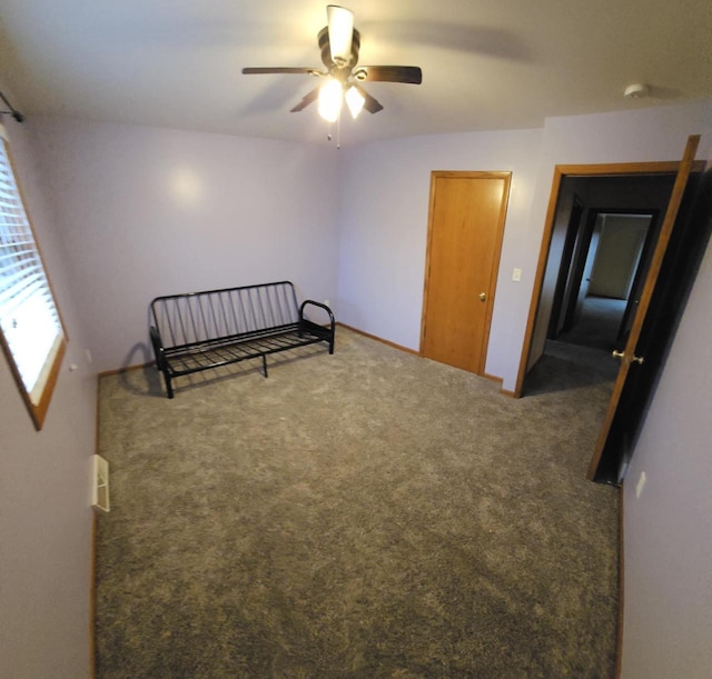 1983 US Highway 2, Florence, WI 54121 - unfurnished bedroom featuring carpet floors and ceiling fan