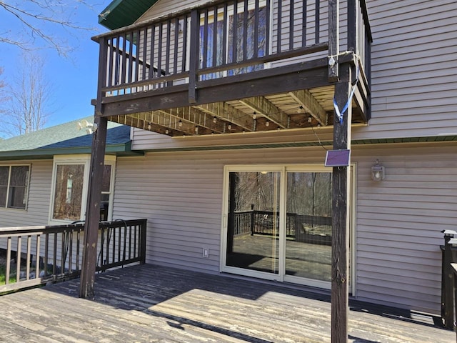1983 US Highway 2, Florence, WI 54121 - view of wooden deck