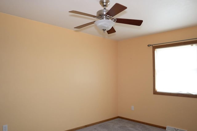 1983 US Highway 2, Florence, WI 54121 - unfurnished room featuring carpet flooring, baseboards, and a ceiling fan