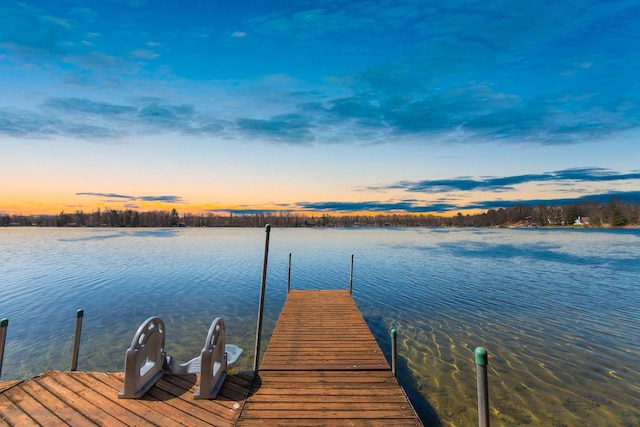 9331 N Marl Lake Rd, Pound, WI 54161 - dock featuring a water view