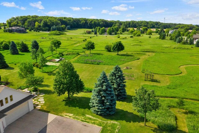 W4344 Carl Dr, Fond Du Lac, WI 54937 - aerial view of a tree filled landscape