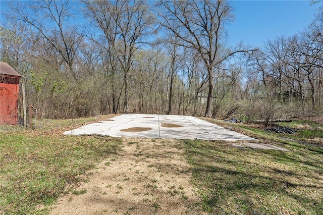 1395 25th St, Houlton, WI 54082 - view of yard with a forest view