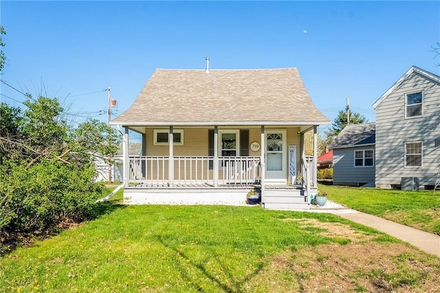 719 Huebsch Blvd, Eau Claire, WI 54701 - view of front of property with a porch and a front yard