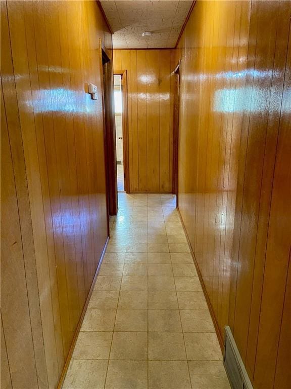 318 Spruce St, Spooner, WI 54801 - corridor with wooden walls