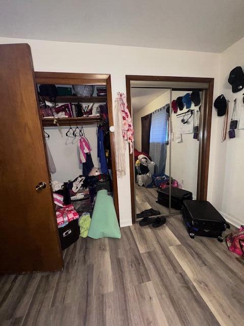 10547 W Wabash Ave Unit 10549, Milwaukee, WI 53224 - bedroom with wood finished floors and multiple closets