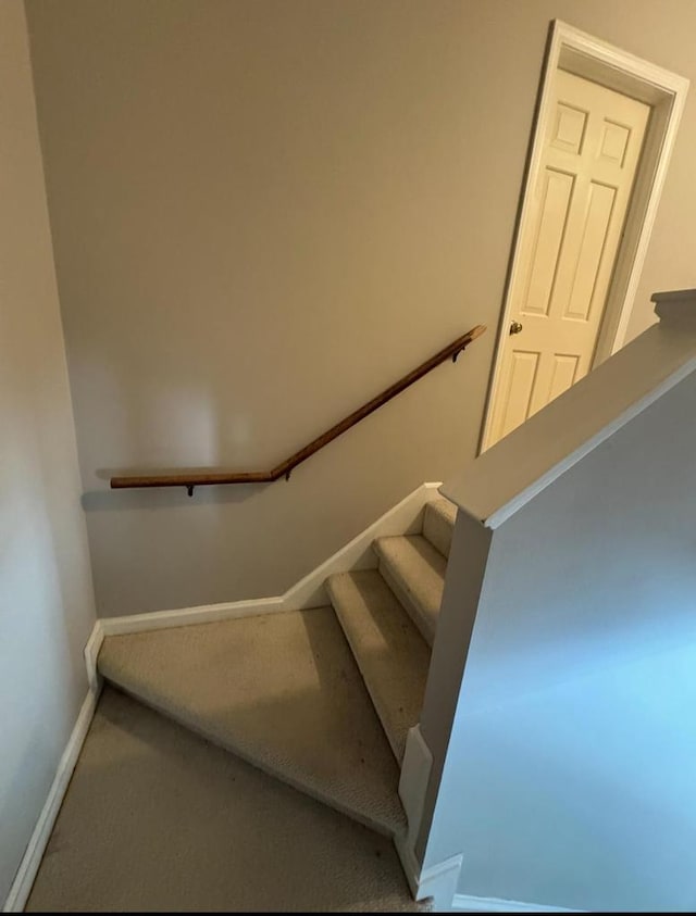 4 Red Cedar Trl, Madison, WI 53717 - stairway with carpet flooring and baseboards