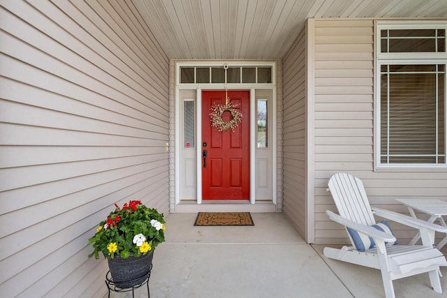view of property entrance