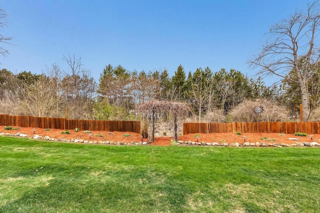 view of yard