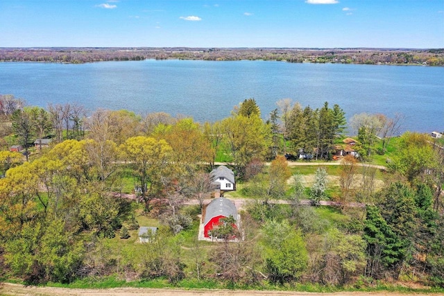 4121 1st Ave, Briggsville, WI 53920 - aerial view of a large body of water