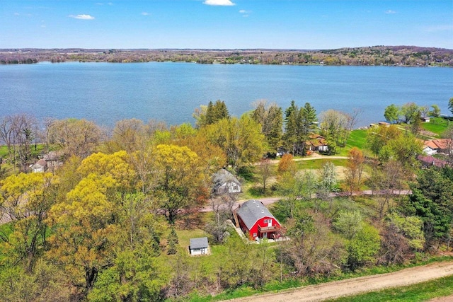 4121 1st Ave, Briggsville, WI 53920 - aerial view of a nearby body of water