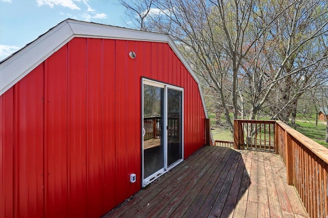 4121 1st Ave, Briggsville, WI 53920 - view of deck