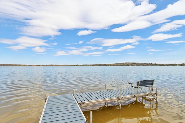 4121 1st Ave, Briggsville, WI 53920 - dock featuring a water view
