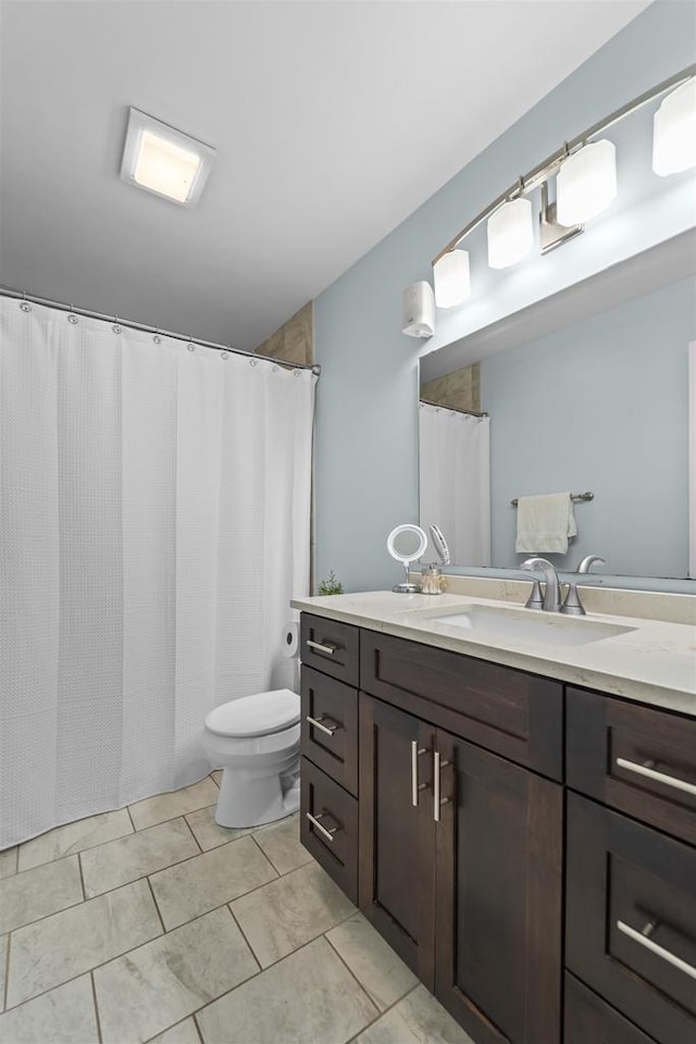 5719 Highland Way, Middleton, WI 53562 - bathroom with toilet and vanity